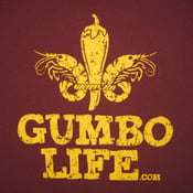 Image of Gumbo Life Maroon and Gold Tee