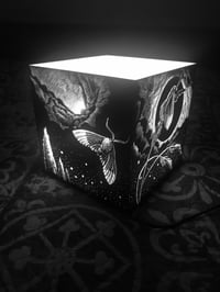 Image 3 of MOTH Eclipse - Engraved Lamp