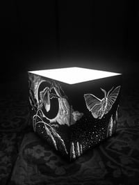Image 2 of MOTH Eclipse - Engraved Lamp