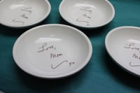 Image 3 of Ring Dish with Handwriting