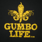 Image of Gumbo Life Black and Gold Tee