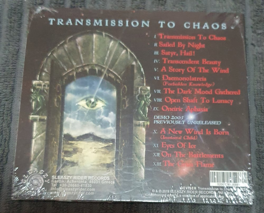 DEVISER - TRANSMISSION TO CHAOS DIGI CD