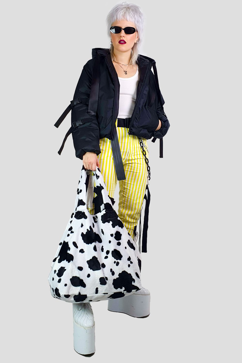 Image of cow GIGA purse 