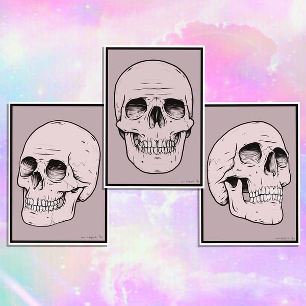 Image of The limited edition skull set - PINK