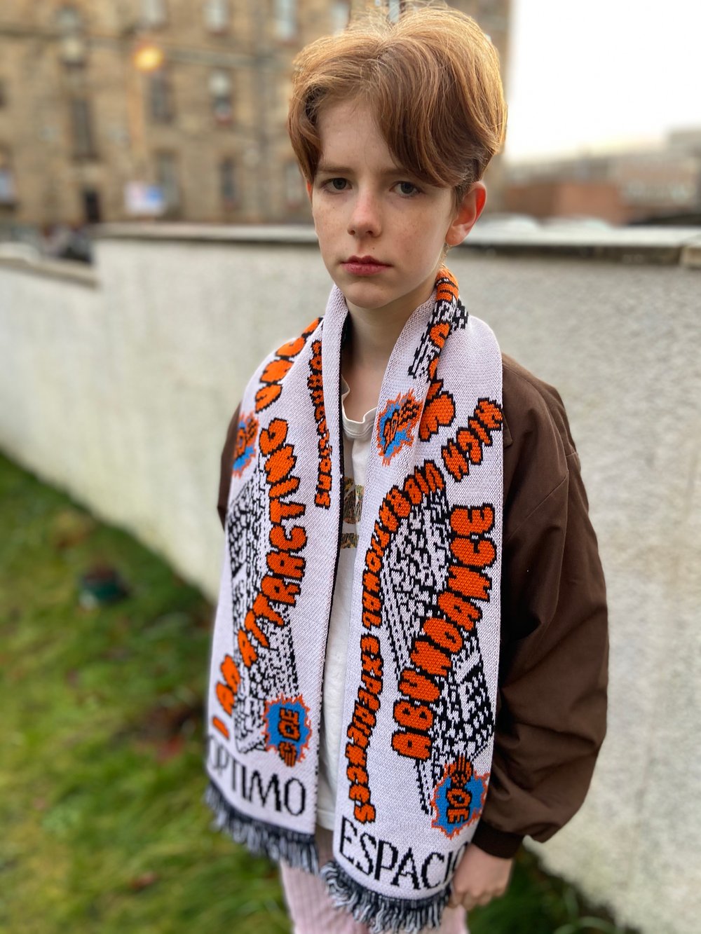 Edition # 2 Optimo Knitted Jacquard Scarf for Winter 2021
