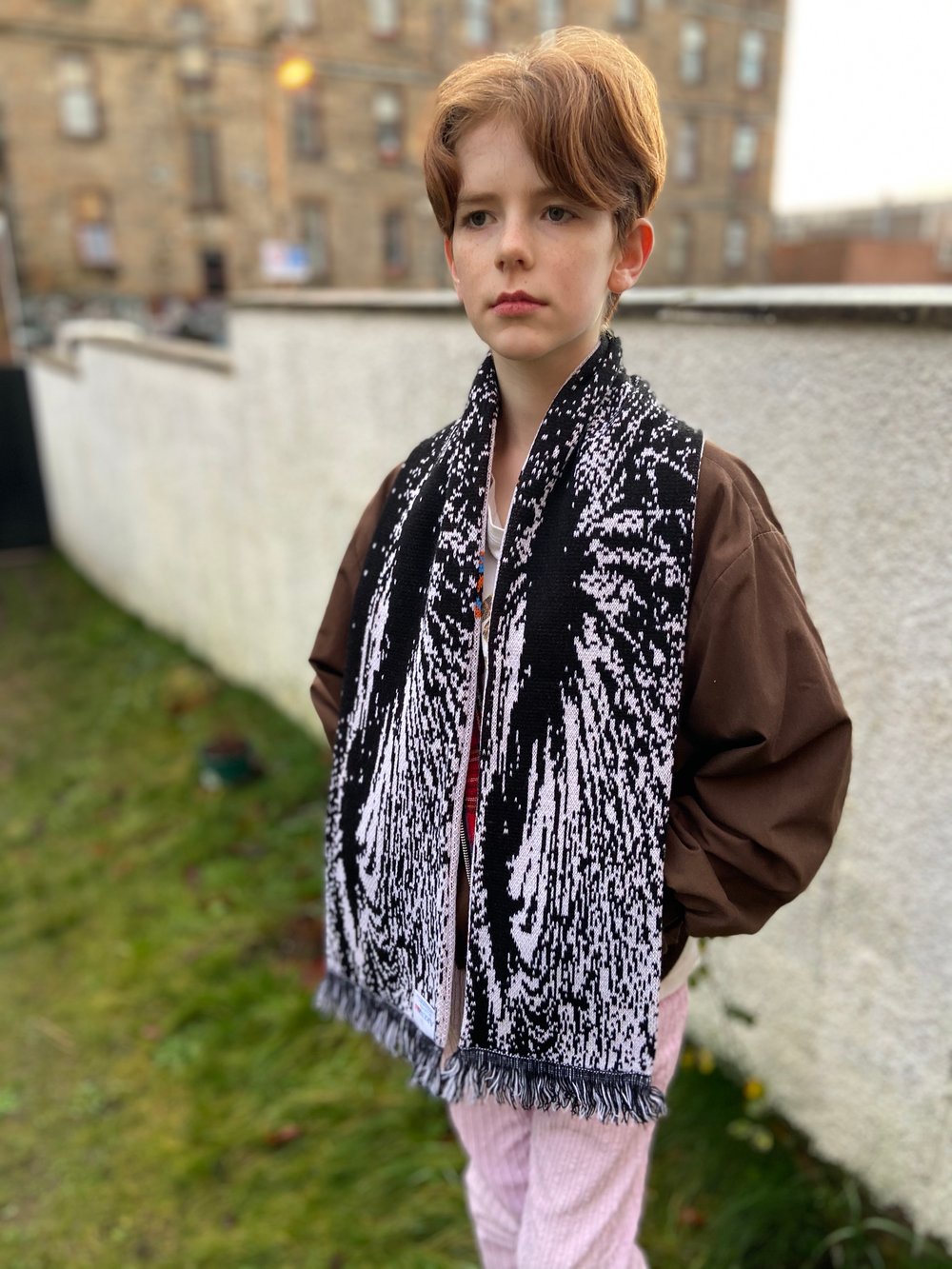 Edition # 2 Optimo Knitted Jacquard Scarf for Winter 2021