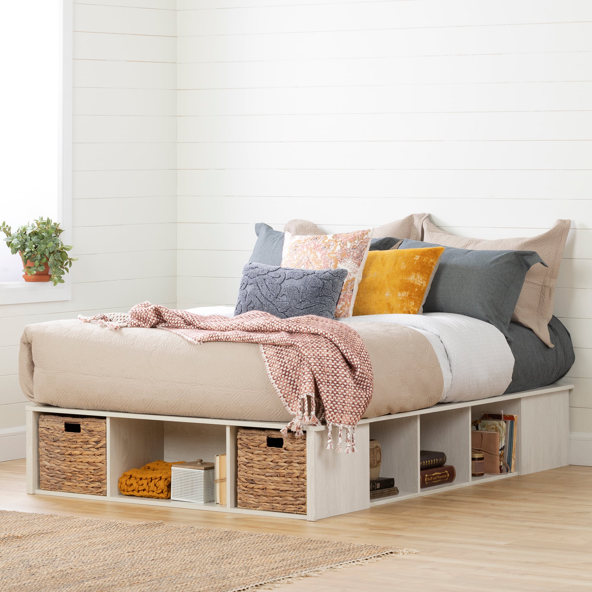 Drawer Queen Platform Beds: Best Beds for Small Spaces Queen