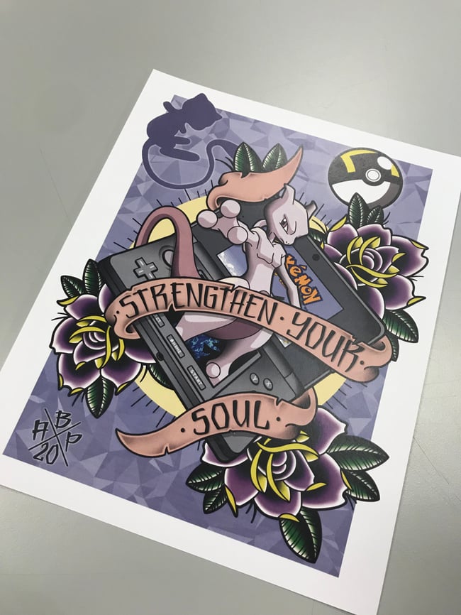 POKEMON INSPIRED PRINT SERIES - 8x10" & 11x14"