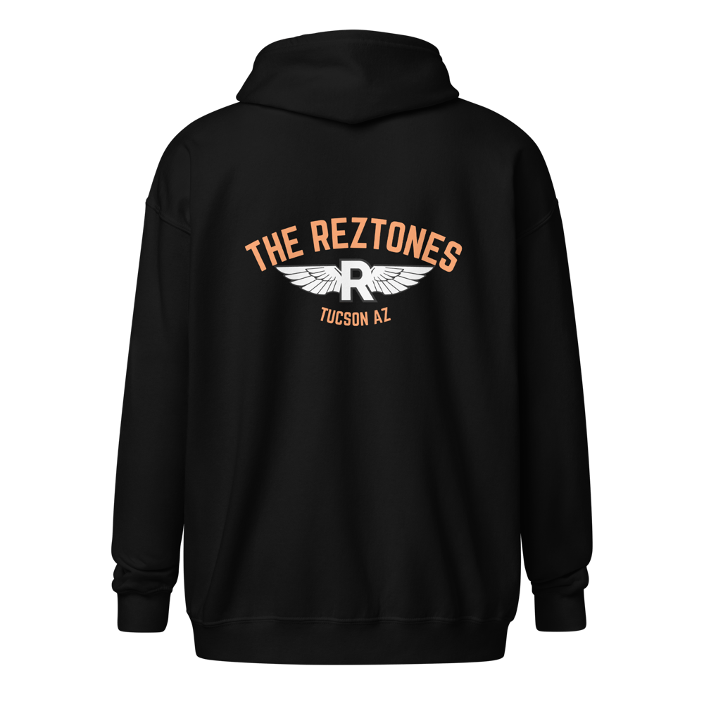 Reztones Biker Logo Unisex heavy blend zip hoodie