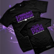 Image of PURPLE PAIN - MENS BLACK TEE