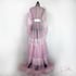 "Elisabeth" Baby Pink Sheer Dressing Gown w/ Lace  Image 5