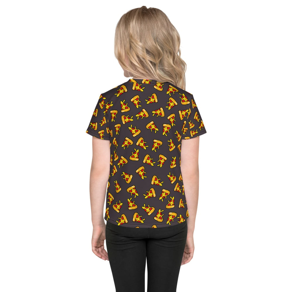 Kids All Over Pixel Pizza Shirt