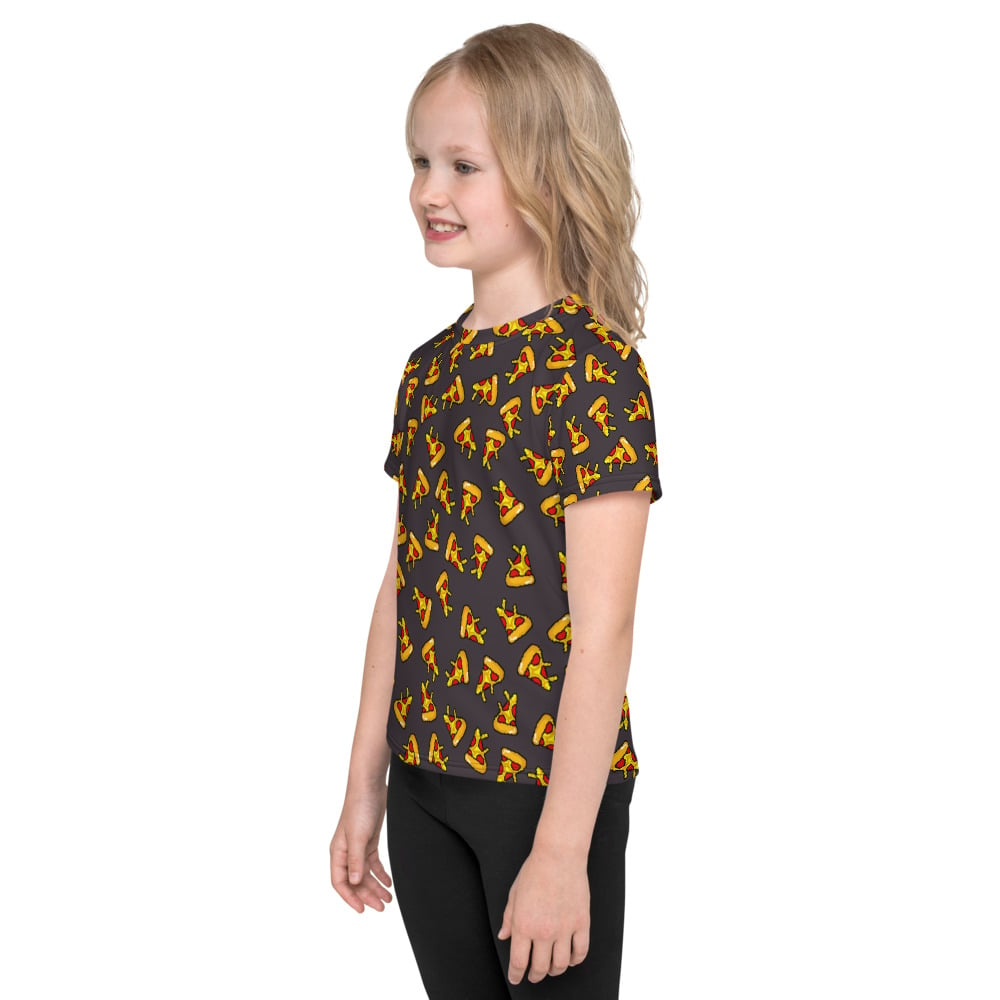 Kids All Over Pixel Pizza Shirt