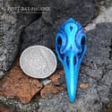 Fancy Bird Skull - Orchid Blue