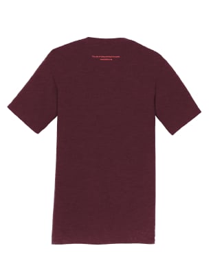 Image of Inside-out debra t-shirt - maroon