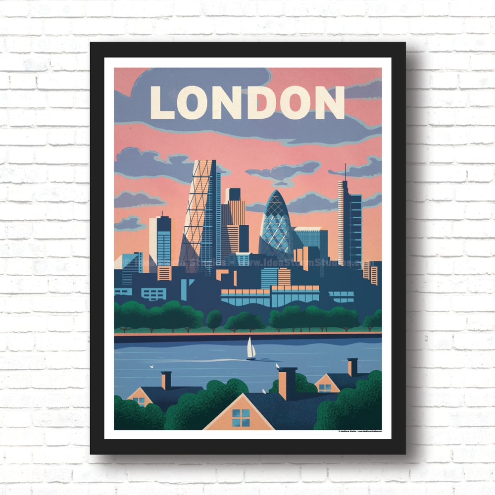 IdeaStorm Studio Store — Modern London Poster