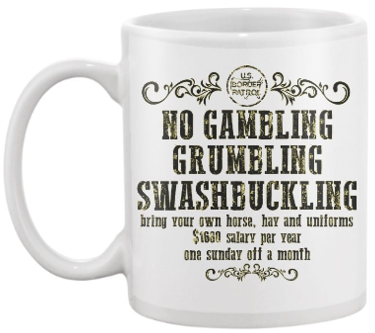 Image of NO GAMBLING, GRUMBLING OR SWASHBUCKLING