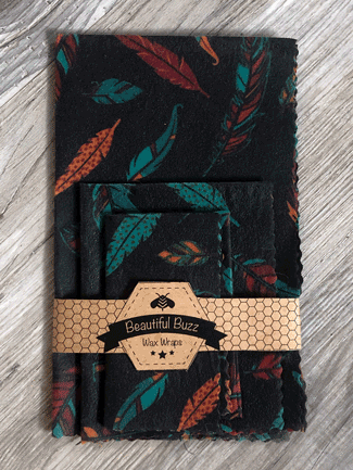 Image of Feather Beeswax Wraps