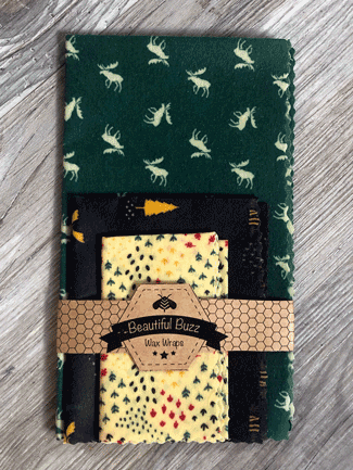 Image of Holiday Beeswax Wraps