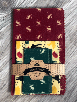 Image of Holiday Beeswax Wraps