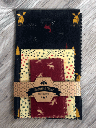 Image of Holiday Beeswax Wraps