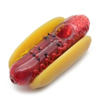 Handmade Hot Dog Glass Pipe