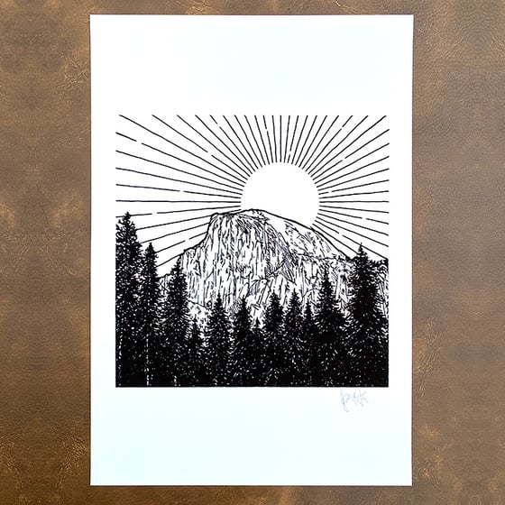Image of Limited Edition Half Dome Print