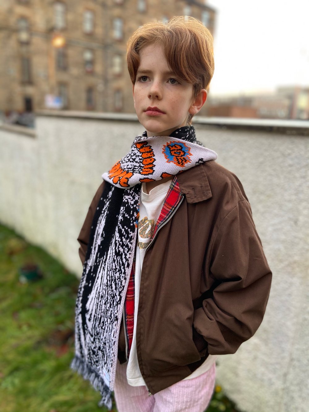 Edition # 2 Optimo Knitted Jacquard Scarf for Winter 2021