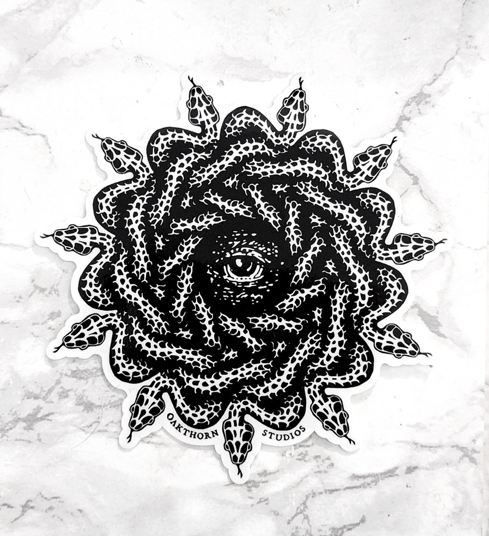 Image of Medusa's Protection Vinyl Sticker