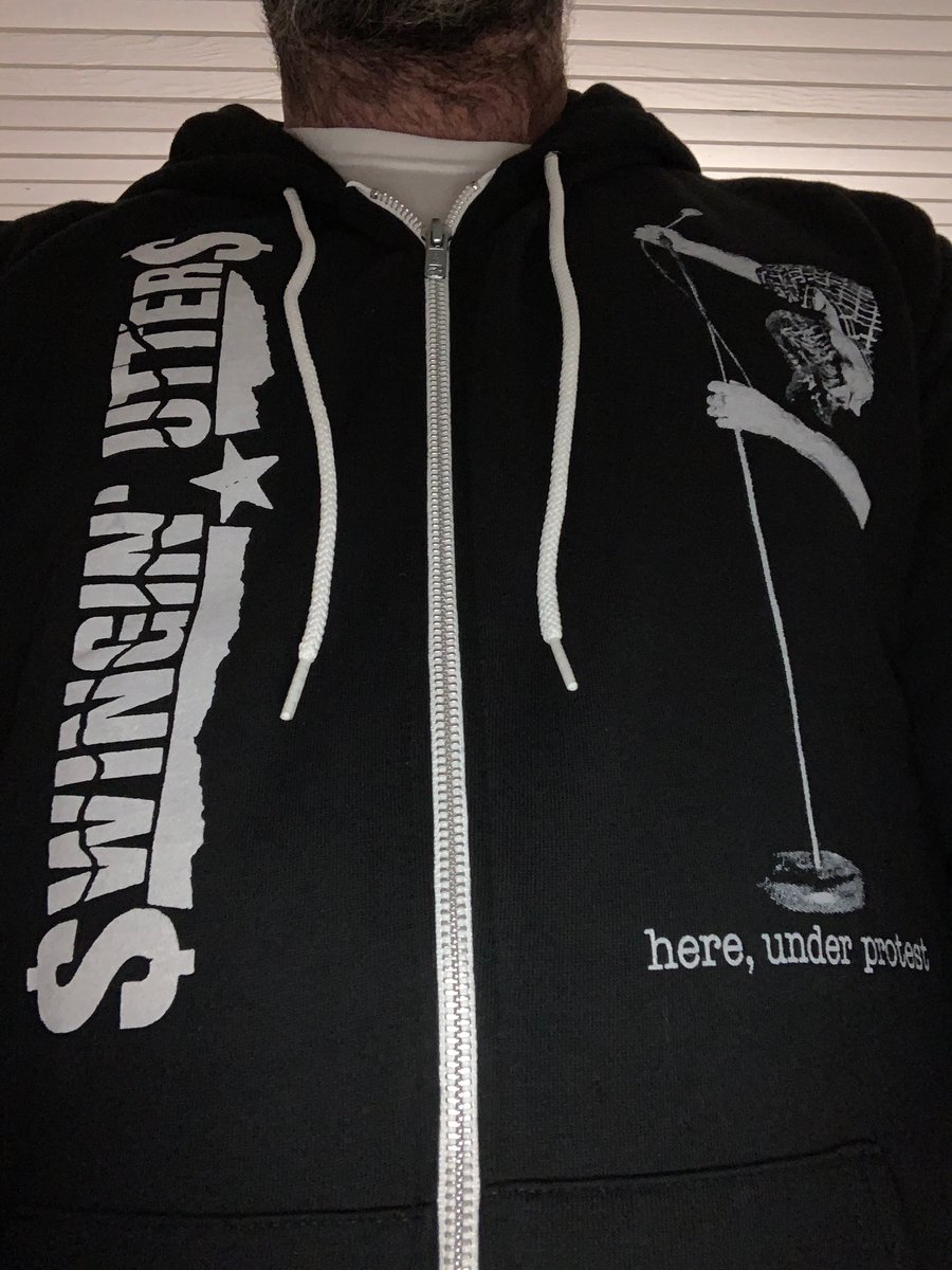 Swingin Utters-Here Under Protest Zip Hoodie