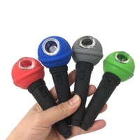 Image 1 of Silicone Microphone  Smoking Pipe 