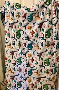 Image 2 of Dinosaurs CUSTOM ORDER. Children’s blanket