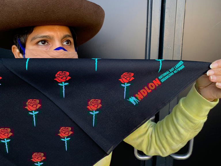 Ernesto Yerena "Dignity Rose" Black Bandana Image 3
