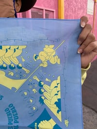 Image 3 of Jorge Navajas "Solo el pueblo salva el pueblo" Powder Blue Bandana