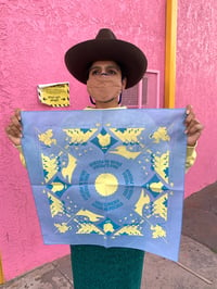 Image 2 of Jorge Navajas "Solo el pueblo salva el pueblo" Powder Blue Bandana