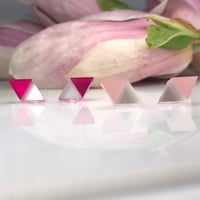 Image 3 of Double Triangle mini silver& color