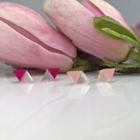 Image 2 of Double Triangle mini silver& color