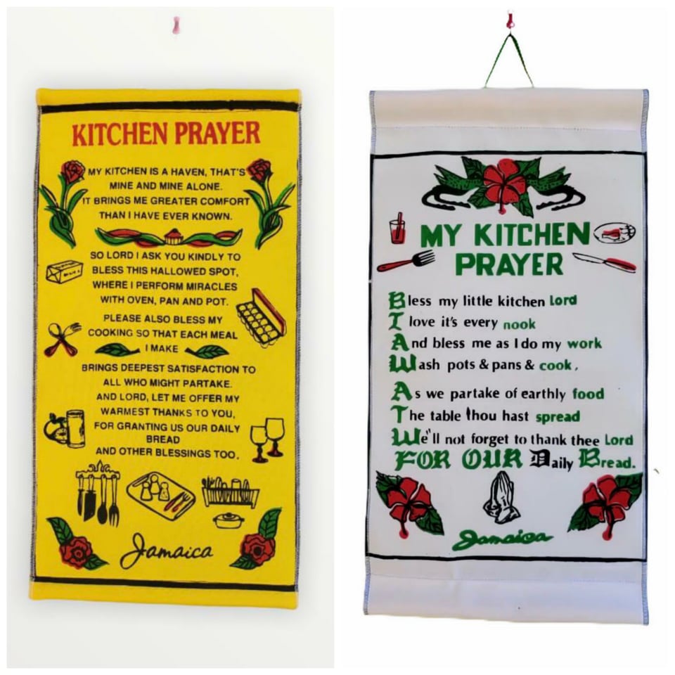 My kitchen prayer scroll