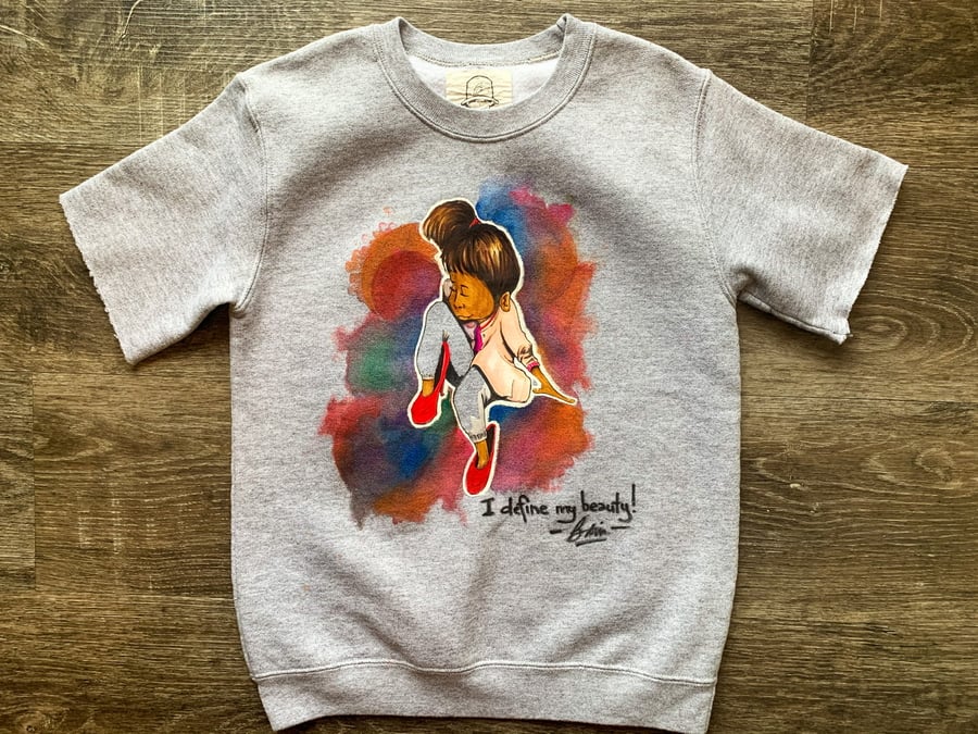 Image of Gobbi Kids | Beauty : Hand crafted, Toddler Kids Youth Crewneck Short Sleeve Sweatshirt (long sleeve