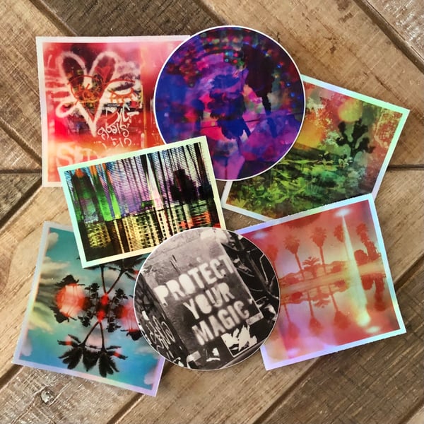 Image of Pack of 7 - All Stickers