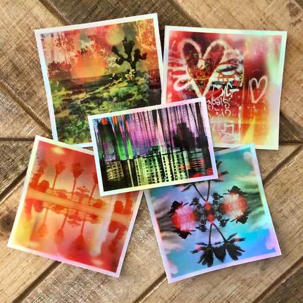Image of Pack of 5 - Holographic Stickers