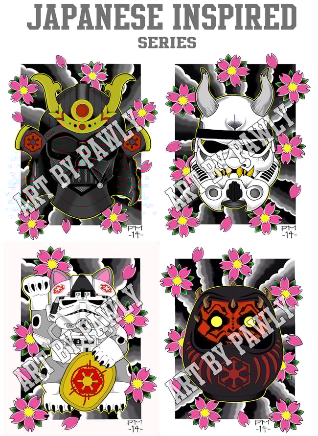 JAPANESE INSPIRED STAR WARS PRINTS