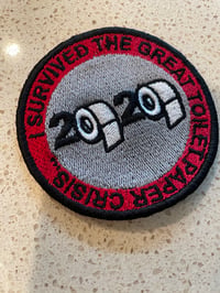 Image 1 of 2020 Patch - “I survived the great toilet paper crisis”
