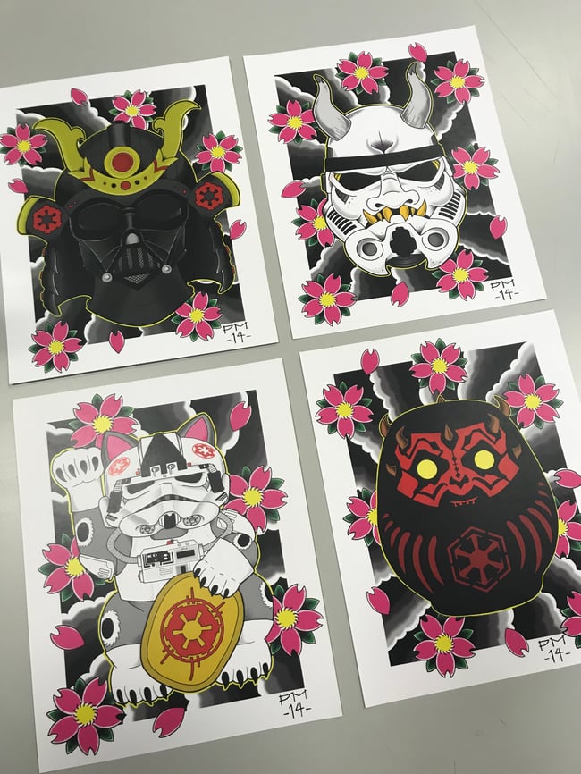 JAPANESE INSPIRED STAR WARS PRINTS