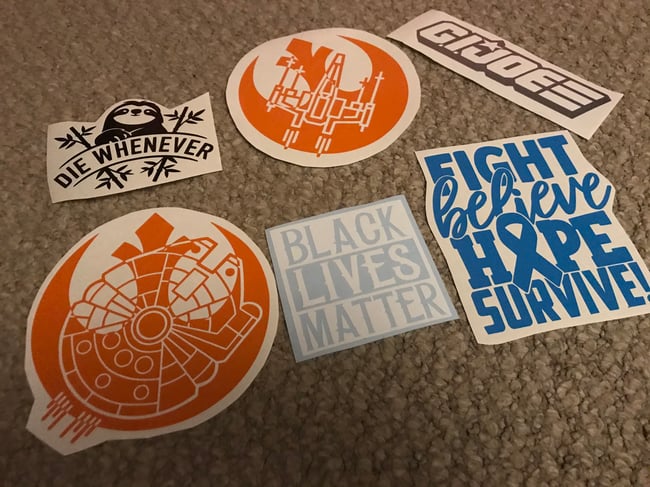 CUSTOM MADE VINYL DECALS