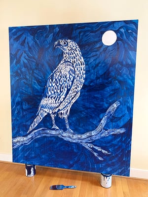 "Hawk" (original painting)
