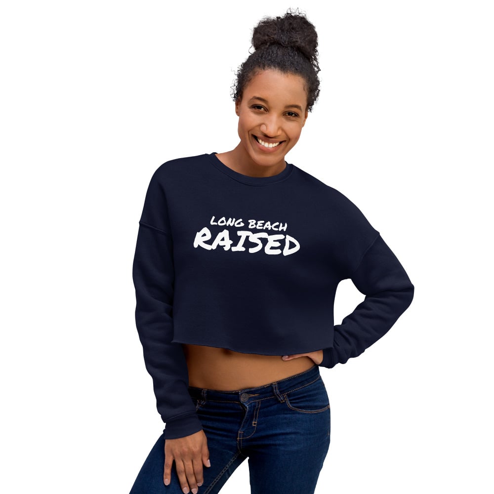 LONG BEACH RAISED Crop Sweatshirt