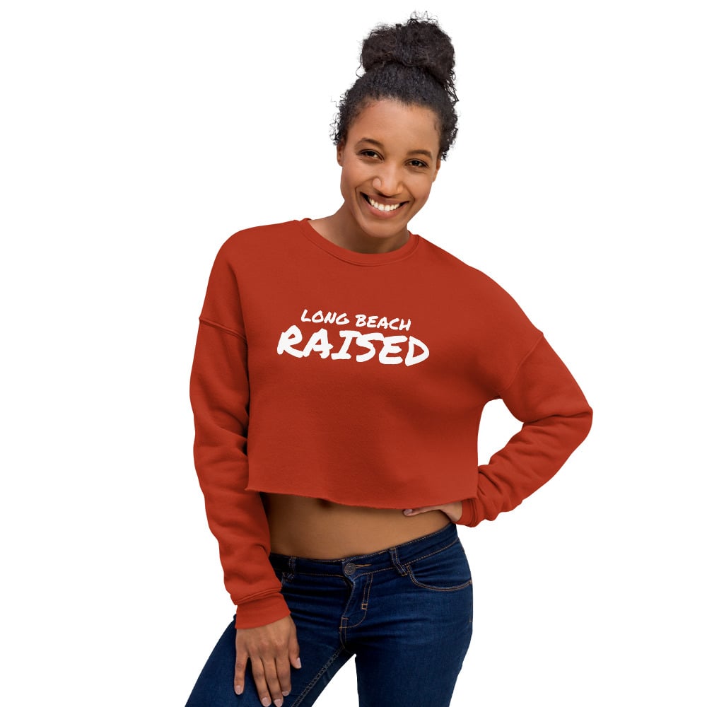 LONG BEACH RAISED Crop Sweatshirt