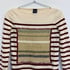 Stripes and Checks Sweater - Cream/Red Image 4