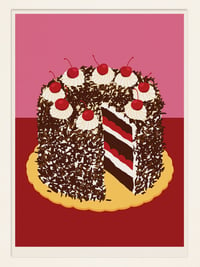 Image 1 of Cake Poster: Black Forest Cake (Germany)